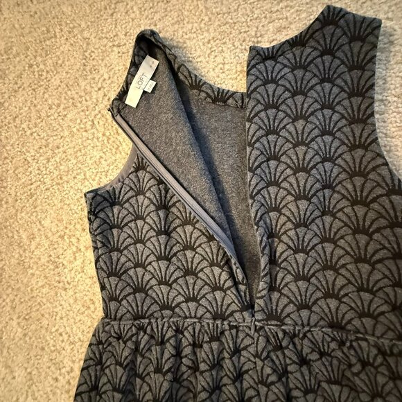 Loft sleeveless dress, 2P, charcoal/black - Picture 7 of 8